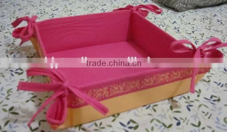 Cotton Bread Basket for Promotion and gift basket for storage customized Logo available basket -3