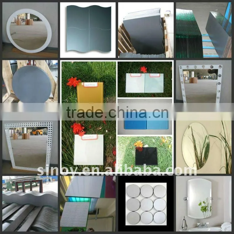 Aluminium or Slivered Mirror,Golden bonze Color mirror