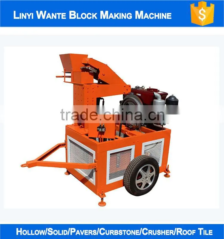 WT1-20M interlocking brick making plant,brick machine with mixer
