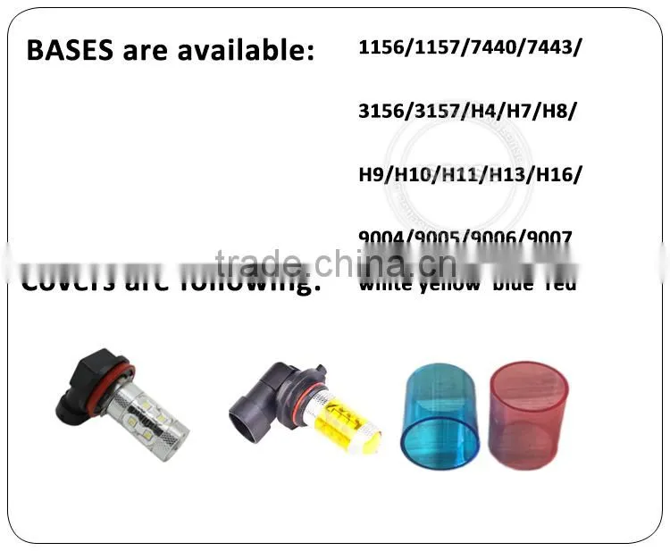 China led lamp 9v -60v 80w fog light h9 h8 h10 h11 h16 fog lights for voxy