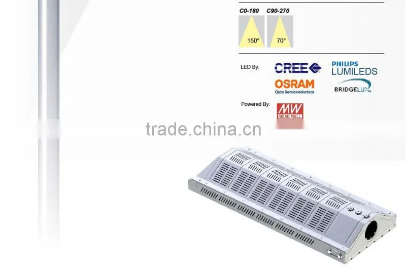 5 Years Warranty CE Rohs Approved Lens Kit for Different Beam Angle 100-140lm/W Meanwell Driver 300W LED Street Light Suppliers
