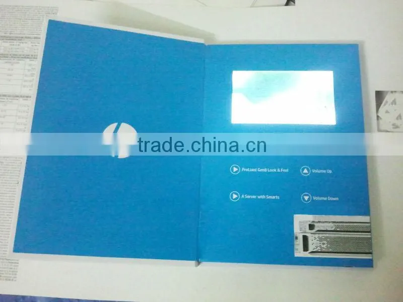 custom 7' video cards video brochure manufacturer for advertising/promotional gifts