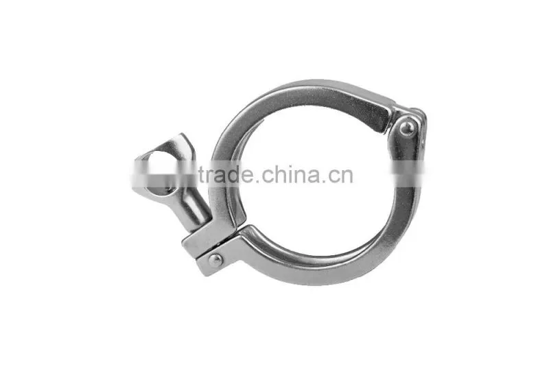 SS304/316 6" stainless steel sanitary tri clamp for ferrules