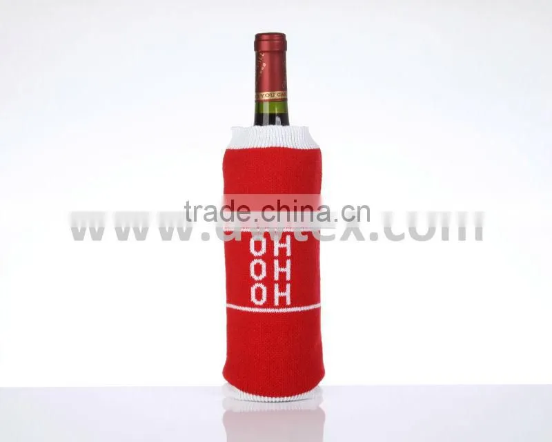 Acrylic knitted bottle sock
