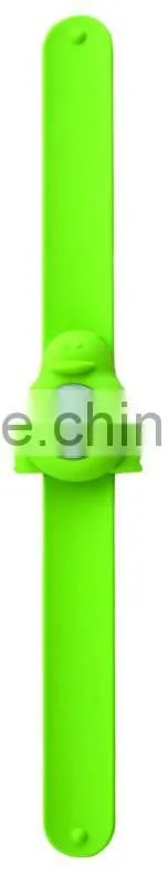 Slap Band Watch with Quartz Movement, Alloy Case and Silione Bands Material
