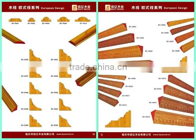 door design wood moulding decorative quarter round moulding