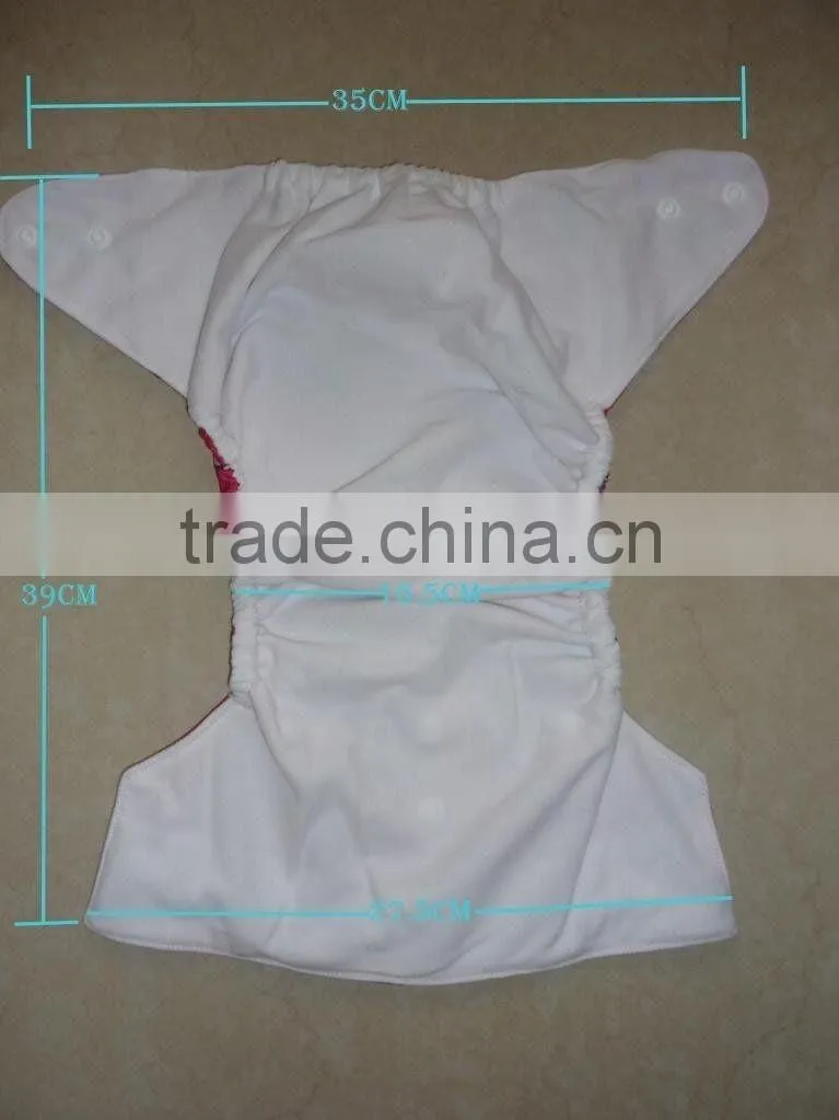ALVA Reusable and Washable Cloth Diapers Babies Plain Cloth Nappies with TPU Made in China
