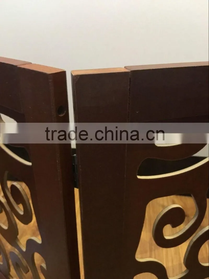 Foldable Indoor Wooden Pet Gate