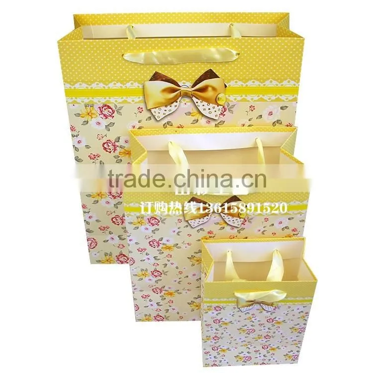 Recycled factory machine made luxury paper bag