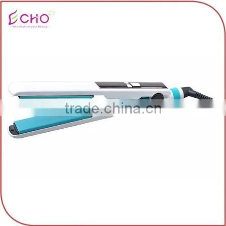 FR-213 professional fast gorgeous ceramic LCD digital electric wet and dry steam flat iron hair straightener