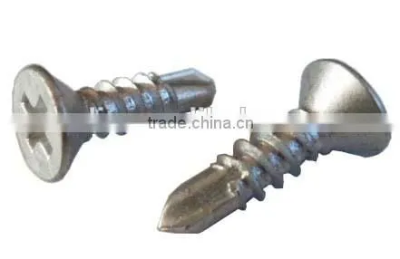 Zinc Plated Full Threaded Unslotted Hex Washer Head Machine Screw