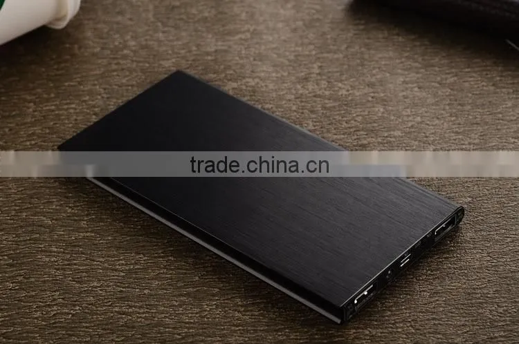 2015 unique design Dual USB Portable mobile power bank