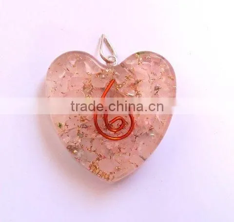 Amethyst Orgone Oval Usai Reiki Set : Orgonit Manufacture India