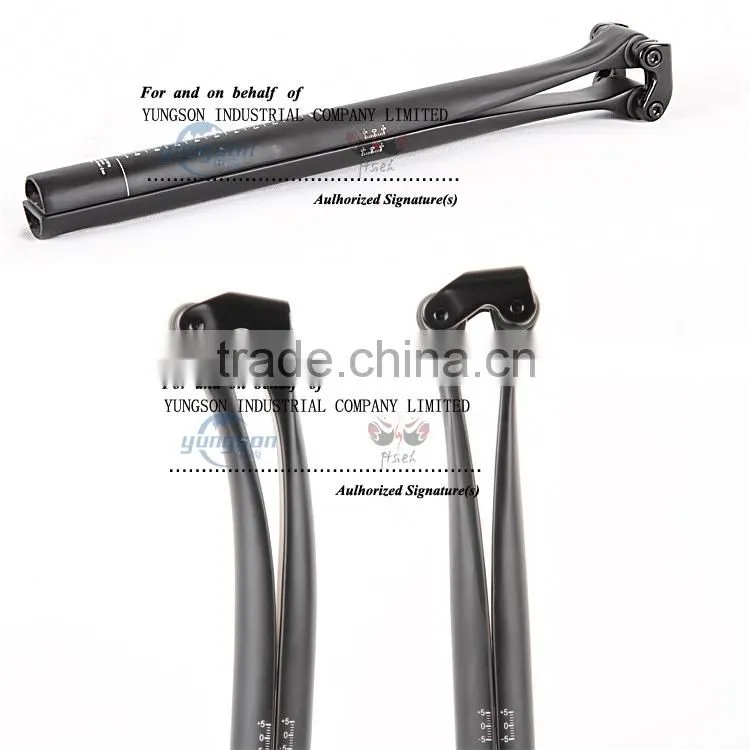 Super light 195g only carbon dropper seat post 27.2/30.8/31.6mm* 330mm
