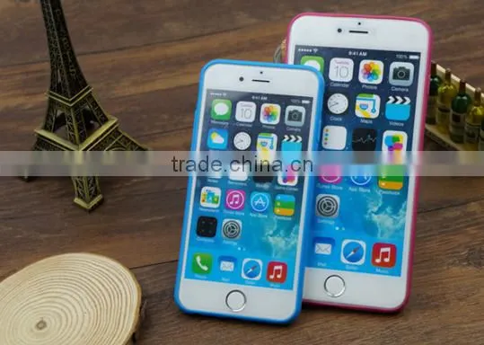 Wholesale colorful protective case transparent phone case for iphone