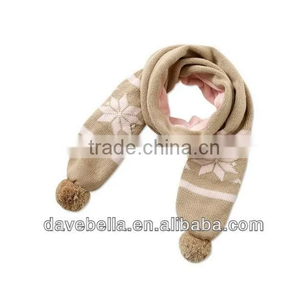 DB267 dave bella autumn winter cotton wool baby scarf infant scarf