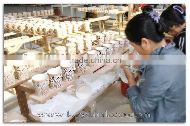 3pcs beautiful handpainted breakfast set