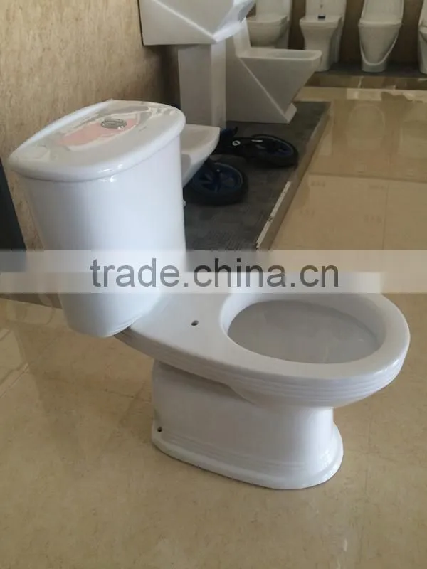 2014 Sanitary ware ceramic washdown two piece wc toilet