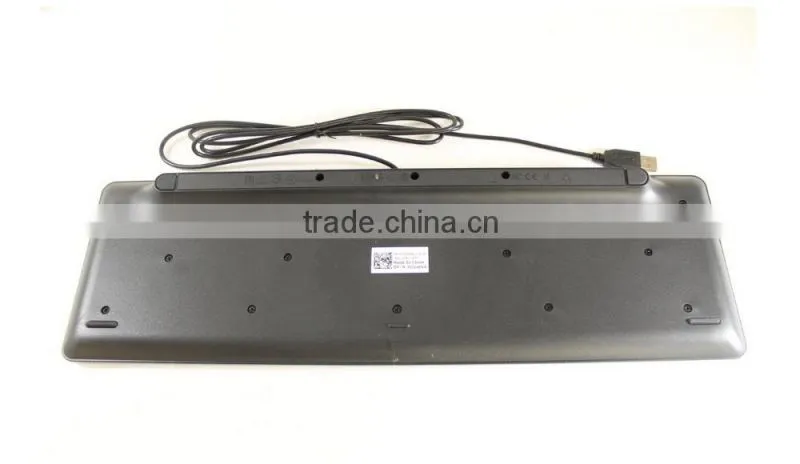 New For Dell Black USB Wired Slim Quiet Keyboard 104-Key GVWNX 0GVWNX KB113