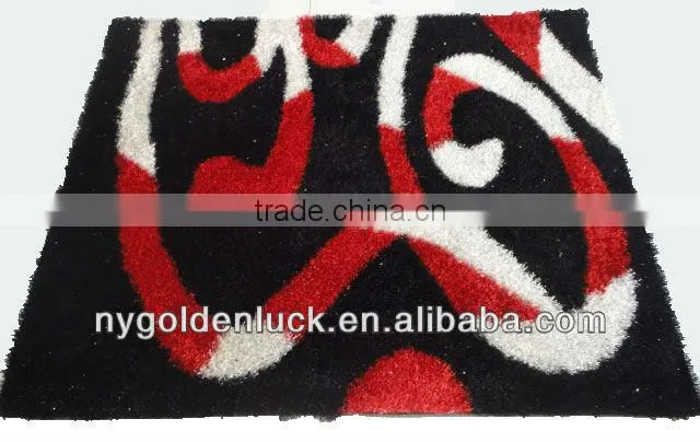 polyester 3d shaggy carpet
