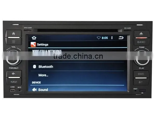 Quad Core Android 4.4 Car DVD Player Multimedia Headunit for FORDC-MAX