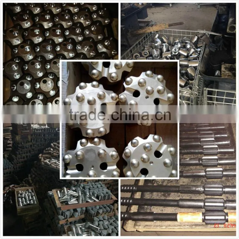Low Air Pressure Rock Drill DTH Hammer Button Bits