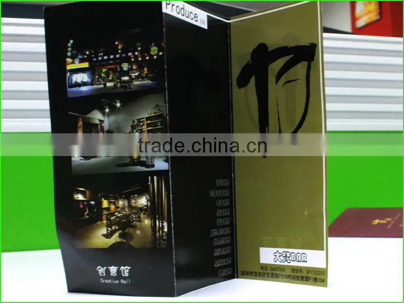 Promotion A4 Folded Leaflet Advertising Brochure Printing