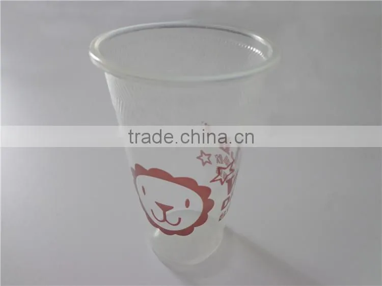 Cold drinking usage factoty direct supply food grade clear plastic yogurt cup with low price and top quality