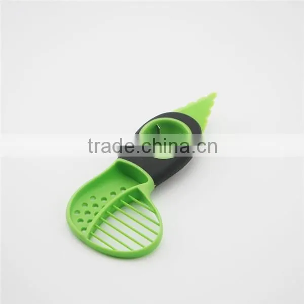Amazon hot selling multifunctional plastic avocado cutter pitter