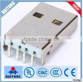 USB electrical plugs USB 2.0 a type connector 90 degree