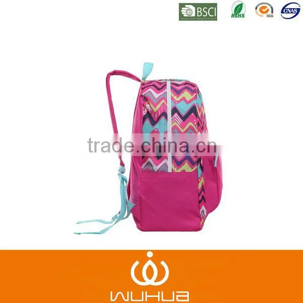 16.5 inch Patterned Fashion School Book Bag / Hiking Backpack