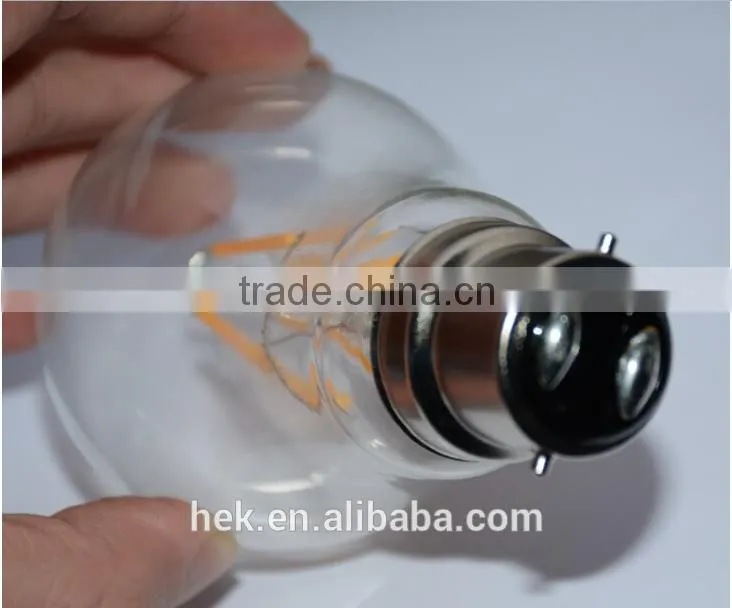 UK standard 220-240V 8W 840lm B22 led edison bulb