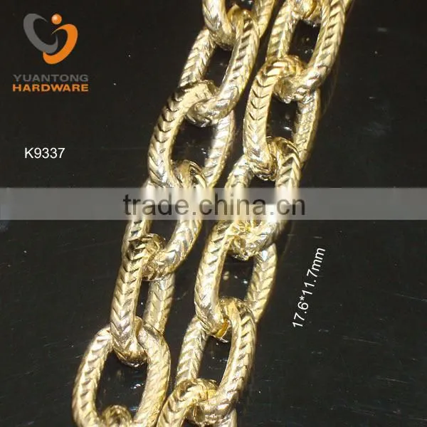 o shape twisted line surface chain