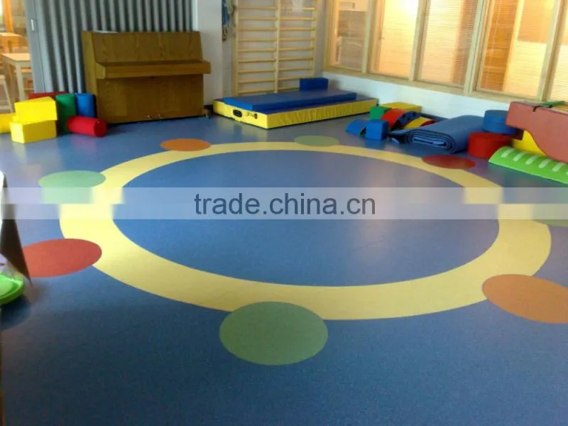 Durable Homogeneous PVC Vinyl Flooring Roll