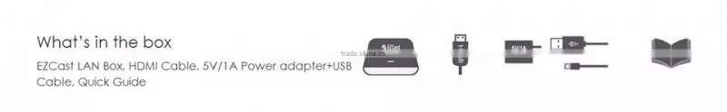EZcast Lan wireless hdmi WIFI mirror screen wifi display dongle miracast