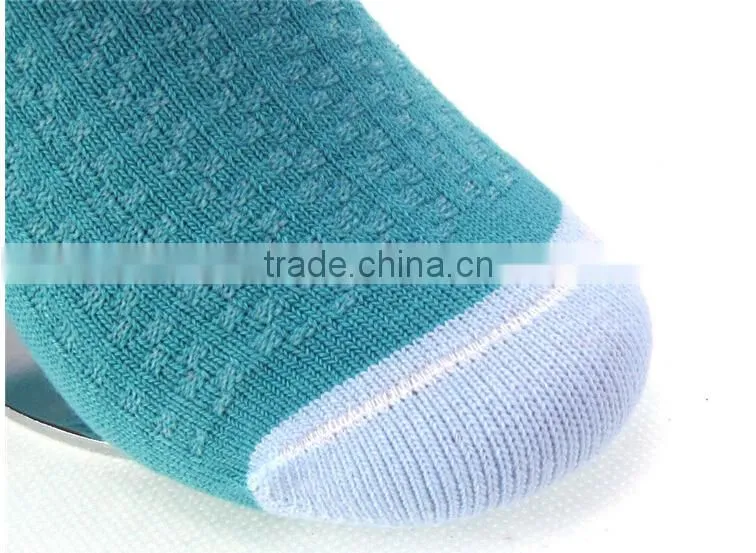 Blue No Show Custom Heated Socks