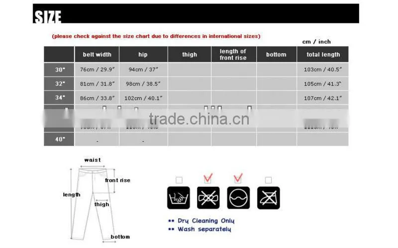 Navy Blue Color Nylon Fiber Men Casual Trousers Pants