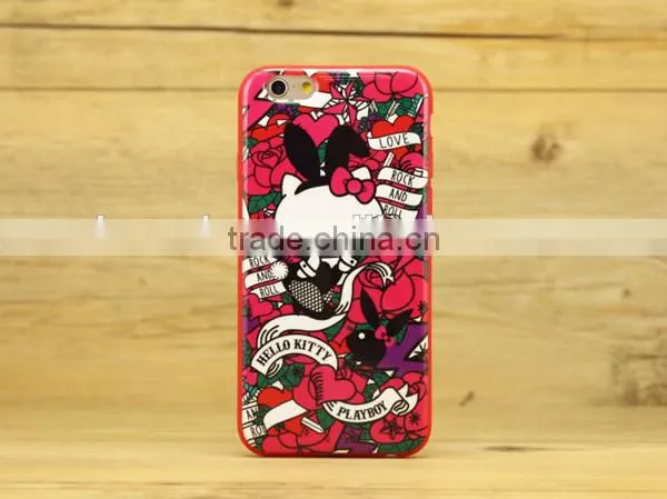 Fashion hello kitty phone covers for iphone 6 plus oem