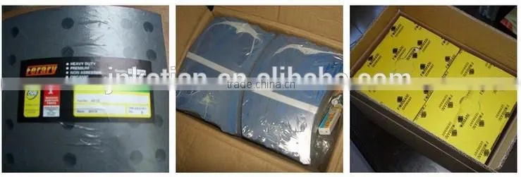 100% non asbestos brake lining assembly