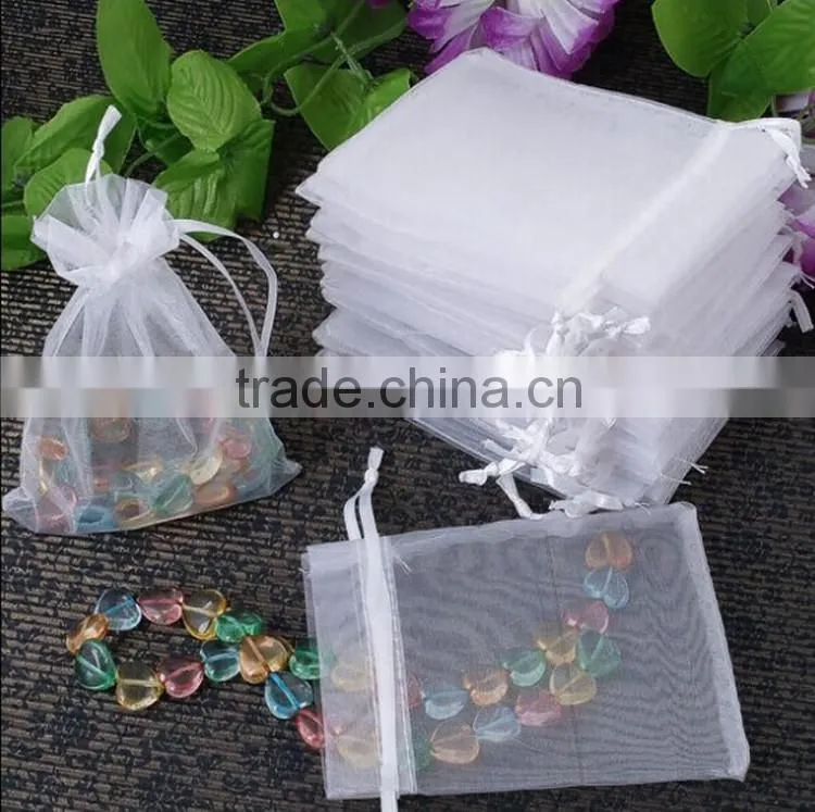Custom Made Satin Organza Bags Pouches,Organza Pouch Made in China
