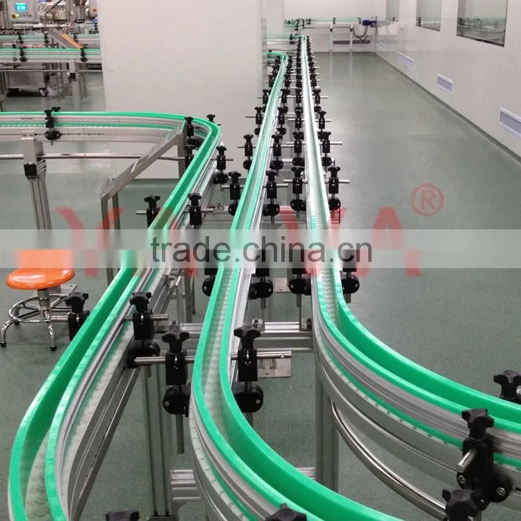 flexible spiral vonveyor system for jar