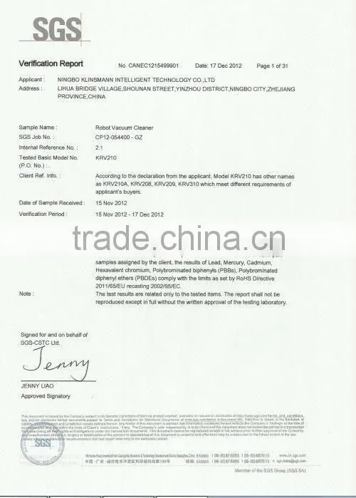 manufacturer of home appliances