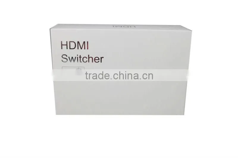 Smart 3x2 port hdmi switch switcher with remote PET0302