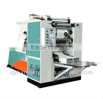 automatic box-drawing facial tissue making machine