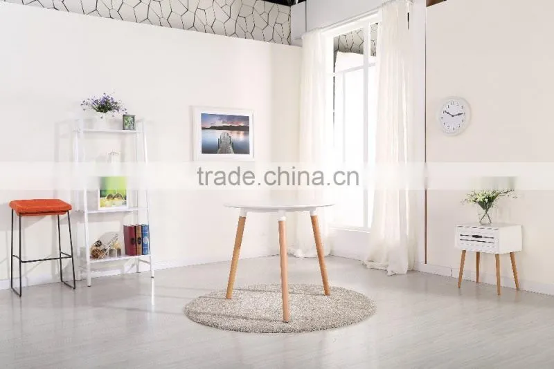 Home furniture three legs white table with cheap dining table
