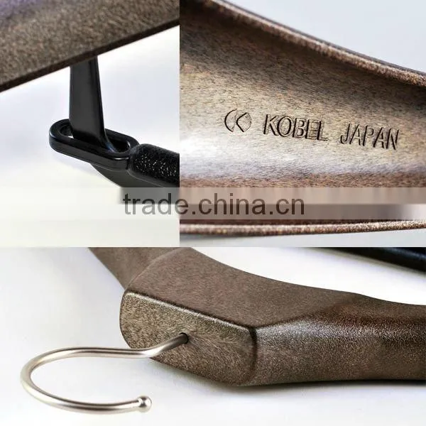 Plastic Jacket Hanger with Trousers Bar for Elegant Evening Dress