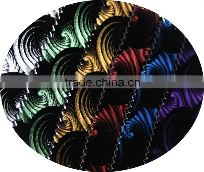 Elegant ! Cotton Backing synthetic leather material for decoration usage