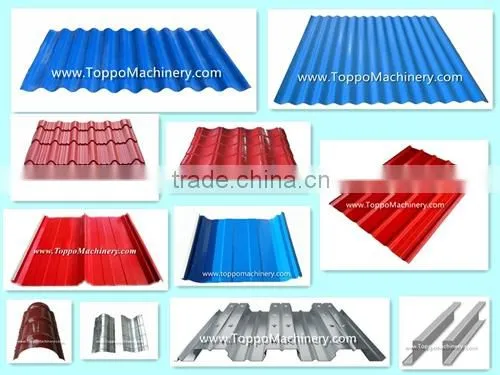 European Standard Color Steel Roofing Sheet Making Machine Made in China