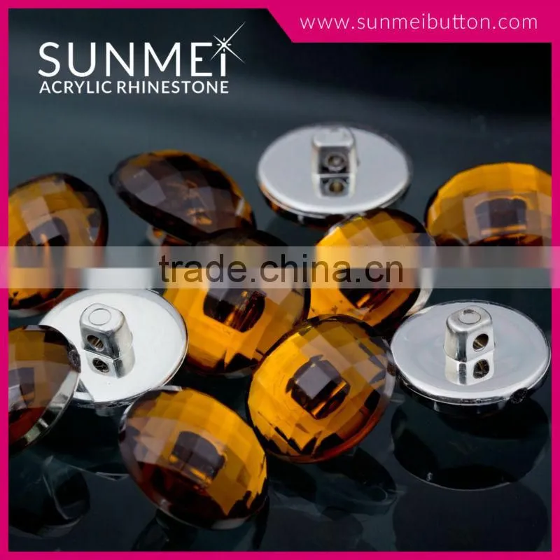Lead Free ab Acrylic Round Oriental Button for Cloth
