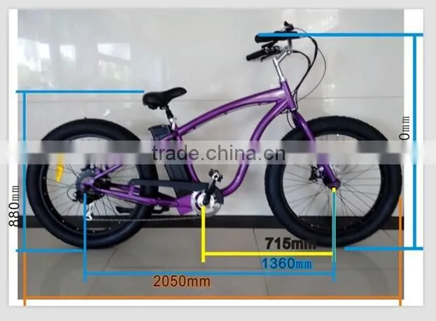 Chinese Fat tyre adult electric mountain bike use 500w motor with EN15194 for sale